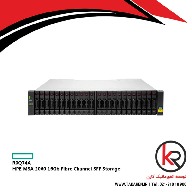 ذخیره ساز اچ پی | HPE MSA 2060 SFF 16G FC Storage R0Q74A